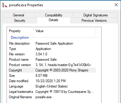 pwsafe_version