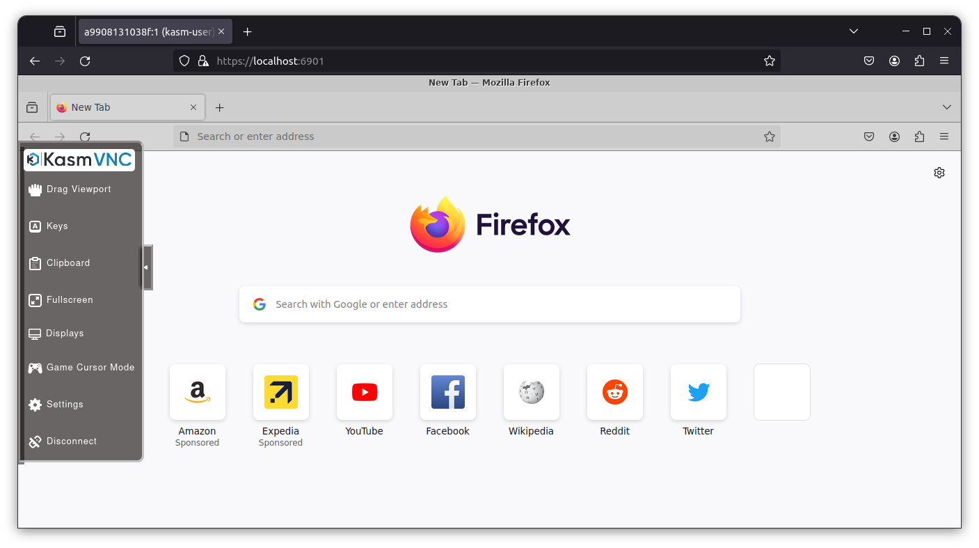 kasm firefox